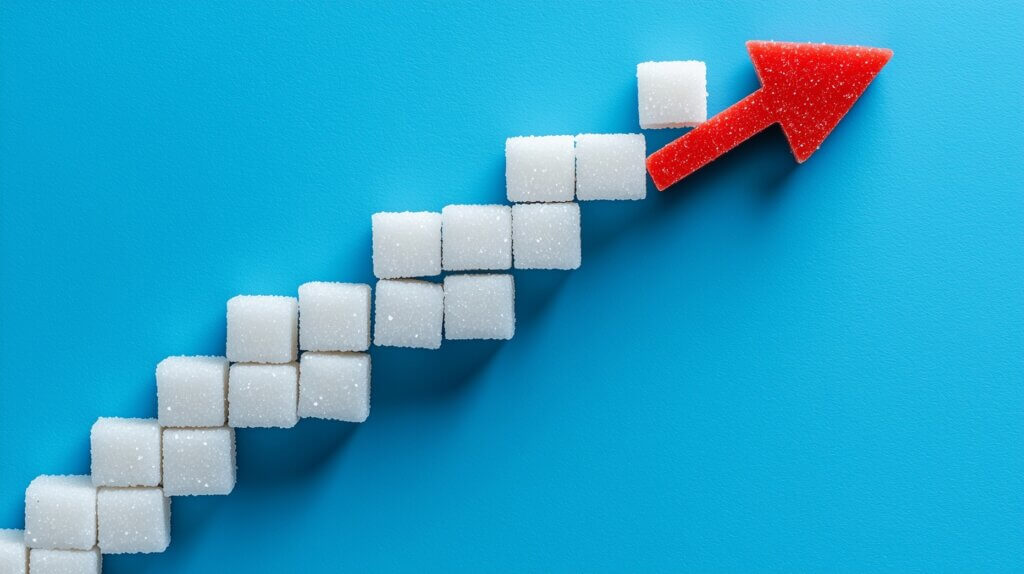 Na diecie insulinoodpornej należy brać pod uwagę zawartość cukrów prostych